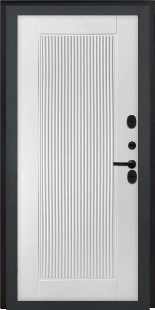 Входная дверь ДвериПРО L Термо ПВХ 10мм Астрод Velutto Bianco DPRO204699 внутренняя сторона